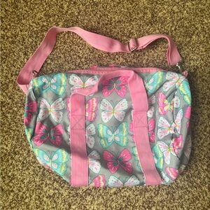 Pottery Barn kids small duffle bag butterfly mackenzie